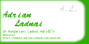 adrian ladnai business card